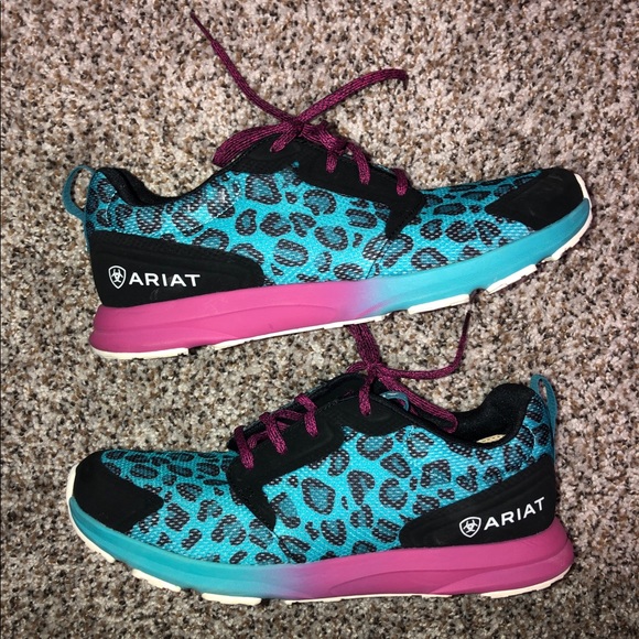 ariat tennis shoes turquoise